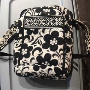 Vera Bradley Black & White Laptop Backpack